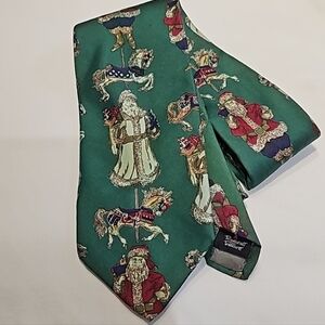 Robert Talbott Silk Hand Printed in Italy Hand Sewn Holiday Tie For Nordstrom